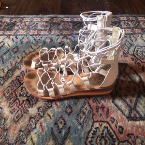 Jeffrey Campbell gladiator rainbow sandals